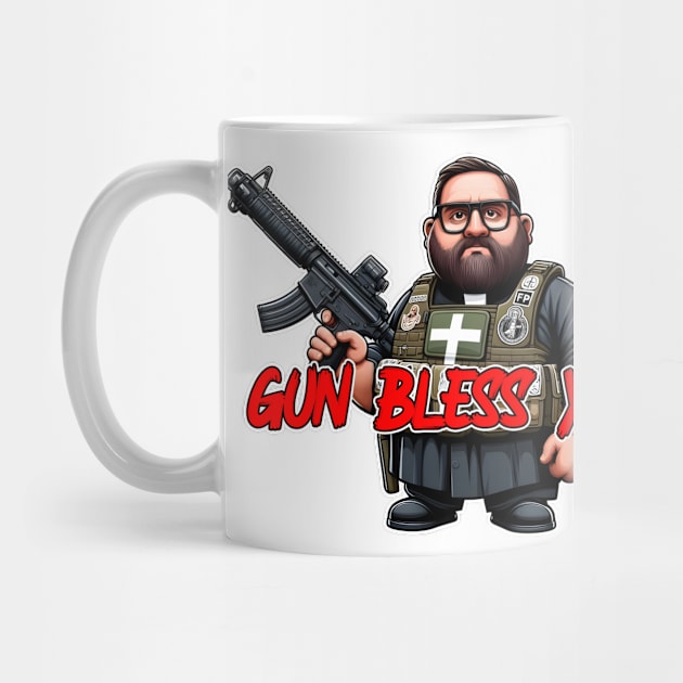 Gun Bless You by Rawlifegraphic